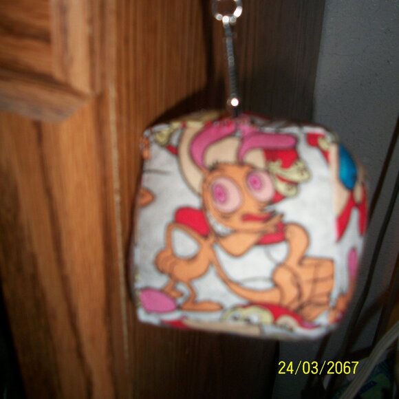2.5" Ren & Stimpy Keychain-Handmade-Unique! - Picture 2 of 2